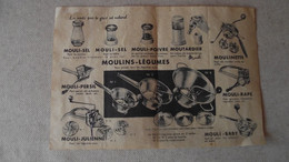 MOULIN A LEGUMES, Feuillet Publicitaire, Vers 1920 ? - Advertising