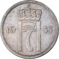 Monnaie, Norvège, 10 Öre, 1955 - Norway