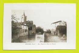 11 PEXIORA Vers BRAM Reproduction D'une Carte Postale Rue Magnôt Et Mare Du Perrôt - Bram