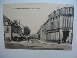 CPA  Saint-Amand-Montrond - St-Amand-Montrond -  Rue Nationale - Saint-Amand-Montrond