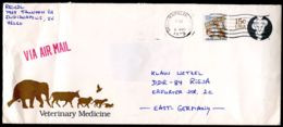 U595 PSE Cover VETERINARY MEDICINE Used To East Germany 1979 - 1961-80