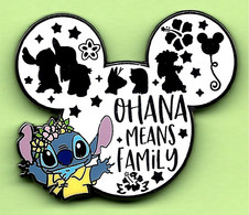Pin's BD Stitch Ohana Means Family - 8GG13 - Fumetti