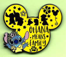 Pin's BD Stitch Ohana Means Family - 1II11 - Fumetti