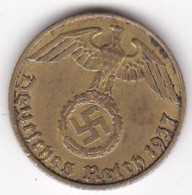 5 Reichspfennig 1937 J Hambourg, Bronze-aluminium - 5 Reichspfennig