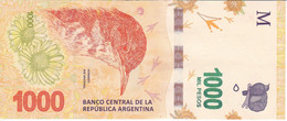 BILLETE DE ARGENTINA DE 1000 PESOS DE UN HORNERO EN CALIDAD EBC (XF) (BANKNOTE) - Argentina