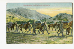 Montenegro ARTILJERIJA  Razglednica Upotrebljena 1913. - Montenegro