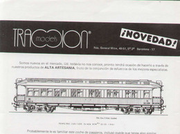 Page De Publicité TRACCION MODDELS 1981 Novedad !  - En Espagnol - Sin Clasificación