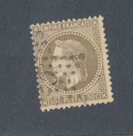 FRANCE - N° 30 OBLITERE AVEC ETOILE DE PARIS 25 SIGNE - COTE : 40€ - 1867 - 1863-1870 Napoleone III Con Gli Allori