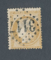 FRANCE - N° 59 OBLITERE AVEC GC 3117 RETHEL ARDENNES - 1871 - 1871-1875 Cérès