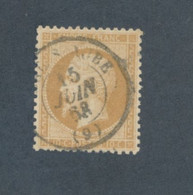 FRANCE - N° 21 OBLITERE AVEC CAD DU 15 JUIN 1868 - COTE : 15€ - 1862 Napoléon III
