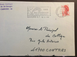 Enveloppe Avec Flamme CAHORS Philatélie 1988 - Guinea-Bissau