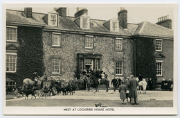 LOCKERBIE : HUNT MEET AT LOCKERBIE HOUSE HOTEL (FOX HUNTING) - Dumfriesshire