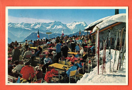 ZRI-38 RARE Café Restaurant De Médran Croix-des-Ruinettes Sur Verbier. Circ. 1951  Kleiner Sans Numéro - VS Valais