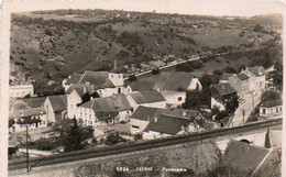 Sosoye  Panorama Carte Mosa Glcé Et Festonné Avec Griffe De Falaen Voyagé En 1949 - Anhée