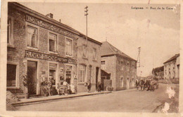 Flavion  Rue De La Gare Rare Carte Mosa Glacé Et Festonné Voyagé En 1948 - Anhée