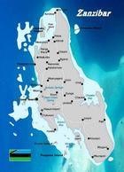 Tanzania Zanzibar Archipelago Map New Postcard * Carte Geographique * Landkarte - Tanzania