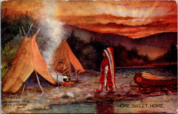 Indian Life Home Sweet Home By H H Tammen - Native Americans