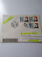 Brasil.reg Cover.1995.3 * Louis Pasteur Stamp.yv 2223 Pict.pmk.bee.beehive.e7 Reg Post.conmems.1or2 Pieces - Cartas