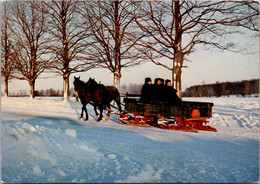Canada Mennonite Family Winter Scene Near Kitchener And Waterloo 1983 - Kitchener