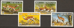 Senegal 1986 MiNr. 875 - 878 Animals Dama Gazelle WWF 4v  MNH** 9,00 € - Senegal (1960-...)