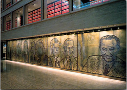 Texas Austin Lyndon B Johnson Library And Museum Interior View Photoengraved Mural - Austin