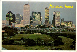 Texas Houston Downtown Skyline 1980 - Houston