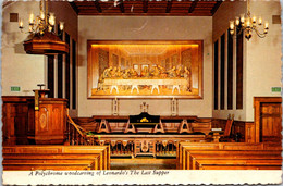 Tennessee Nashville The Upper Room Chapel Polychrome Woodcarving Od Leonardo's The Last Supper 1973 - Nashville