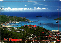 St Thomas View Of The Harbor And Cruise Ships In Port - Virgin Islands, US