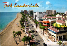 Florida Fort Lauderdale Looking South Along The Beach - Fort Lauderdale