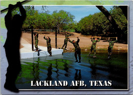 Texas San Antonio Lackland Air Force Base Recruits Facing Physical Challenge - San Antonio