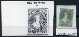 Full Face Queens - Perforated - 6d Blue - Used Stamps