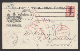 1901 1d Universals - Covers - Lettres & Documents