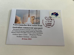 (2 G 28) NASA Launches First Rocket From Australian Commercial Spaceport - 20 June 2022 - NT Arnhem Space Center - Oceanië