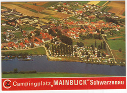 Schwarzenau - Campingplatz 'Mainblick' Am Main - (D.) - Aerofot-Flugbild - Luftaufnahme Aero-Monofot - Kitzingen