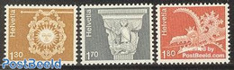 Switzerland 1973 Definitives 3v, Mint NH, Art - Sculpture - Unused Stamps