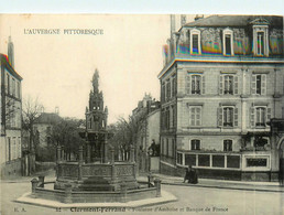 Clermont Ferrand * La Fontaine D'amboise Et La Banque De France * Banco Bank - Clermont Ferrand