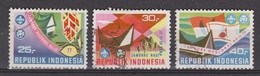 Indonesia Indonesie 875-877 Used ; Padvinderij Scouting Scoutisme Scoutismo Jamboree 1977 - Usati