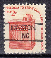 USA Precancel Vorausentwertungen Preo Locals North Carolina, Kingston 841 - Prematasellado