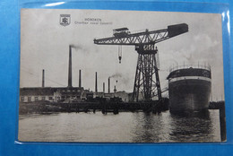 Hoboken Kanaal Chantier Naval Cokeril. Kanaal  Canal -S.M.B. 1922 - Handel