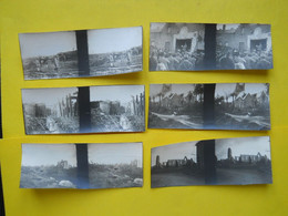 Guerre 14-18 ,6 Photos ,Flandres 1917 ,Beveren Théatre Improvisé ,Noordschote ,Reminghe..... - Guerre, Militaire