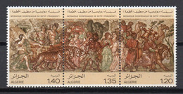 - ALGÉRIE N° 711A Neufs ** MNH - Triptyque Mosaïque Dionysiaque De Sétif 1980 - Cote 14,00 € - - Algeria (1962-...)