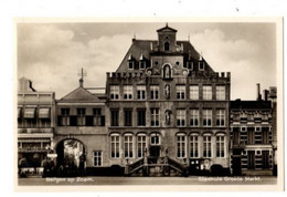 BERGEN OP ZOOM - Stadhuis En Groote Markt - Verzonden In 1929 - Fotokaart - Bergen Op Zoom