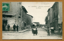 GRIGNY  (69) : " QUARTIER D'ARBORAS - LA PLACE " - Grigny