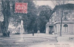 Aubonne VD, Le Casino Et Jet D'eau (3375) - Aubonne