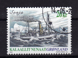 GROENLAND Greenland 2003 Bateau Ship Sonja Yv 389 Obl - Usati