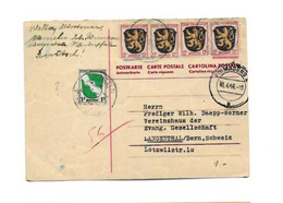 Brief Aus Pirmasens In  Die Schweiz 1946 - French Zone