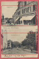 Morhange - Mörchingen : Carte 2 Vues : Klapperstrasse Et Nachtigallenschlucht De 1908. - Morhange