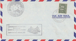 Norway Spitsbergen Cover 1st Visit Lindblad Explorer To Svalbard  Ca Longyaerbyen 22-8-1972(NW230) - Forschungsprogramme