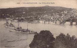 CPA - 06 - VILLEFRANCHE - La Ville Et La Rade - Navire - Bateau - Edition Giletta - Nice - Villefranche-sur-Mer