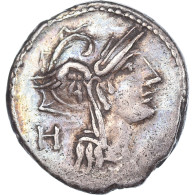 Monnaie, Junia, Denier, 91 BC, Rome, TTB+, Argent, Crawford:337/3 - Röm. Republik (-280 / -27)